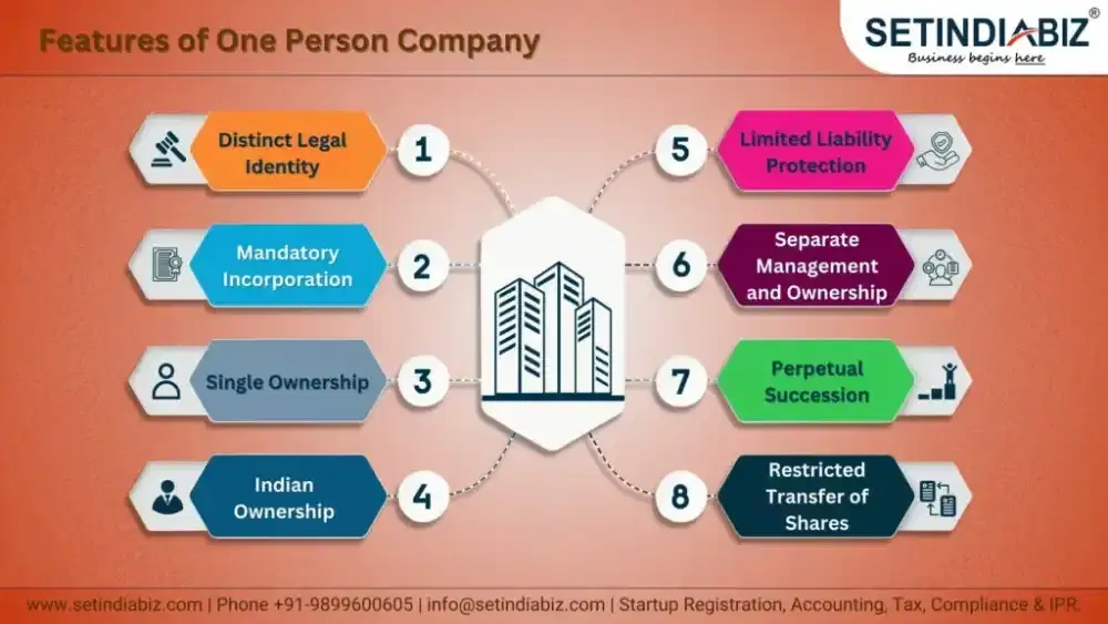 Features of One Person Company